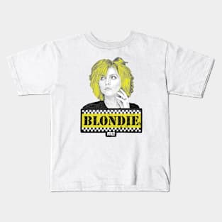 Vintage BLONDIE 1974 YELLOW Kids T-Shirt